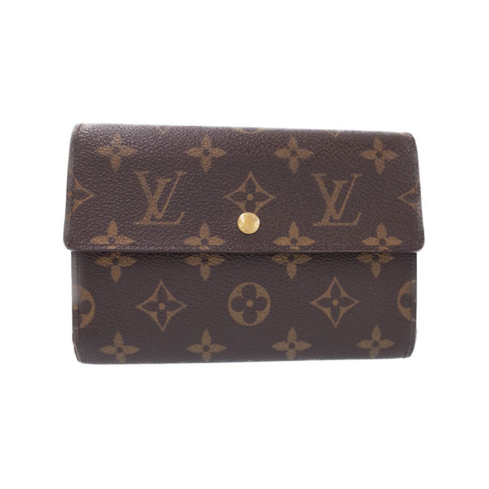 Louis Vuitton Papier Monogram Porte Wallet Tresor Tri - Picture 1 of 5